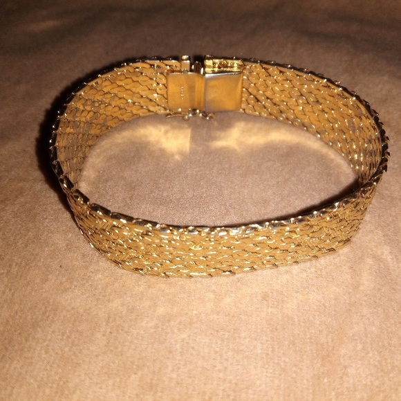 Vintage gold monet bracelet